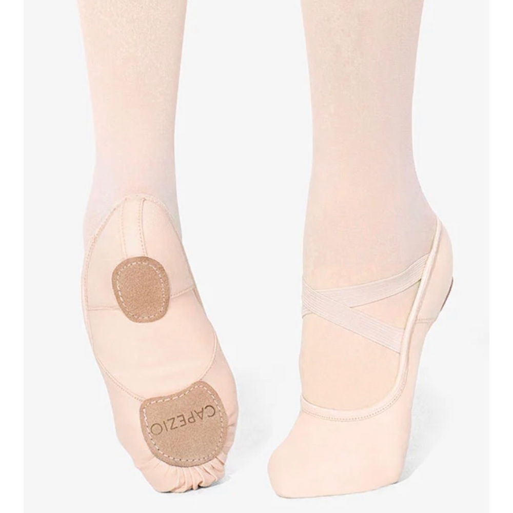 Girls "Hanami" Canvas Split Sole Ballet Slipper